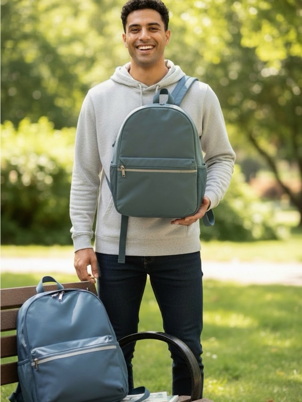 Deal Worthy 15” Laptop Backpack (New with Tags)-Two back pack